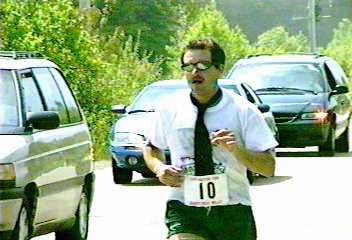 This guy had a different costume for every leg he ran (and he ran several)